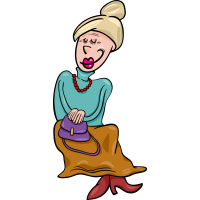 Autocollant Personnes âgées 4