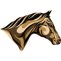 Autocollant Animaux Cheval 2