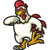 Autocollant Animaux Coq 4