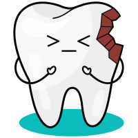 Autocollant Logo Dentiste Dent 4