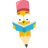 Autocollant Logo Crayon Mascotte 4