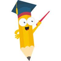 Autocollant Logo Crayon Mascotte 6