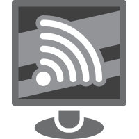Autocollant Métier Informatique Wifi