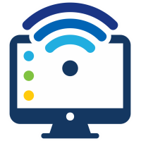 Autocollant Métier Informatique Wifi 2