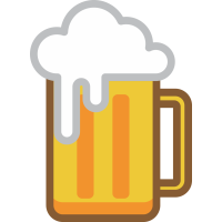 Autocollant Boisson Bière Mousse