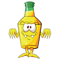 Autocollant Boisson Mascotte 6