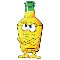 Autocollant Boisson Mascotte 7