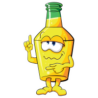 Autocollant Boisson Mascotte 9