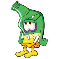 Autocollant Boisson Mascotte 11