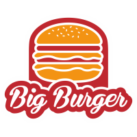 Autocollant Fast Food Big Burger