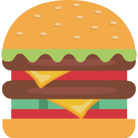 Autocollant Fast Food Hamburger 5