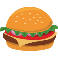 Autocollant Fast Food Hamburger 6