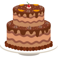 Autocollant Pâtisserie Gâteau 1 1