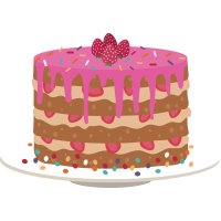 Autocollant Pâtisserie Gâteau 3