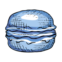 Autocollant Pâtisserie Macaron 2