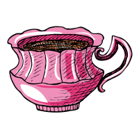 Autocollant Boisson Café Thé 2