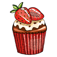 Autocollant Pâtisserie Cupcake 4