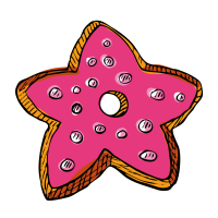 Autocollant Pâtisserie Donuts 4