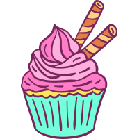 Autocollant Pâtisserie Cupcake 10