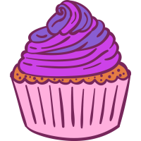 Autocollant Pâtisserie Cupcake 11