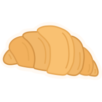 Autocollant Boulangerie Croissant 2 1