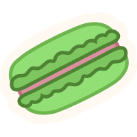 Autocollant Pâtisserie Macaron 5