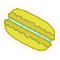 Autocollant Pâtisserie Macaron 8