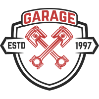 Autocollant Logo Garage Mécanicien 2