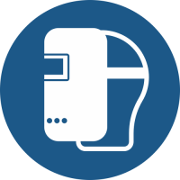 M019- ISO 7010 - Panneau Masque de soudage obligatoire