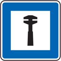 Autocollant Indication Assistance Routière