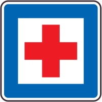 Autocollant Indication Poste De Secours