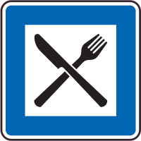 Autocollant Indication Restauration