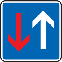 Autocollant Indication Priorité Circulation