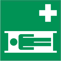 Autocollant Indication Infirmerie 2