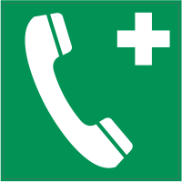 Autocollant Indication Téléphone 2