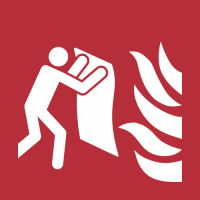 F016 - ISO 7010 - Panneau Couverture anti‑feu
