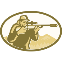 Autocollant Chasseur Tir