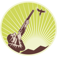 Autocollant Chasse Oiseau