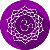 Autocollant Zen Chakra Sahasrara