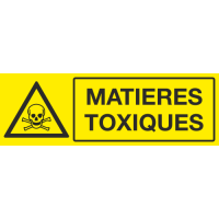 Panneau Matieres toxiques