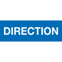 Panneau Direction
