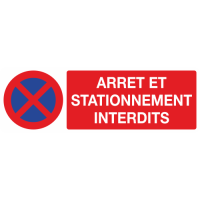Panneau Stantionnement interdits accès pompiers