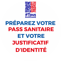 Sticker Préparez votre Pass Sanitaire
