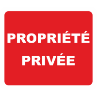 Sticker Propriété privée 2