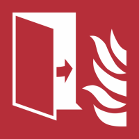 F007 - ISO 7010 - Panneau Porte coupe‑feu