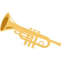 Sticker Musique Trompette