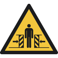 W019- ISO 7010 - Panneau Danger, Écrasement