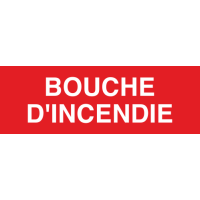 Panneau Bouche d'incendie