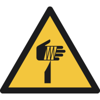 W022- ISO 7010 - Panneau Danger, Élément pointu