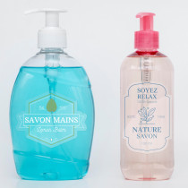 Etiquette plastique transparent